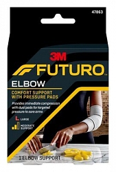 Futuro Elbow Comfort Support With Pressure Pads - Large